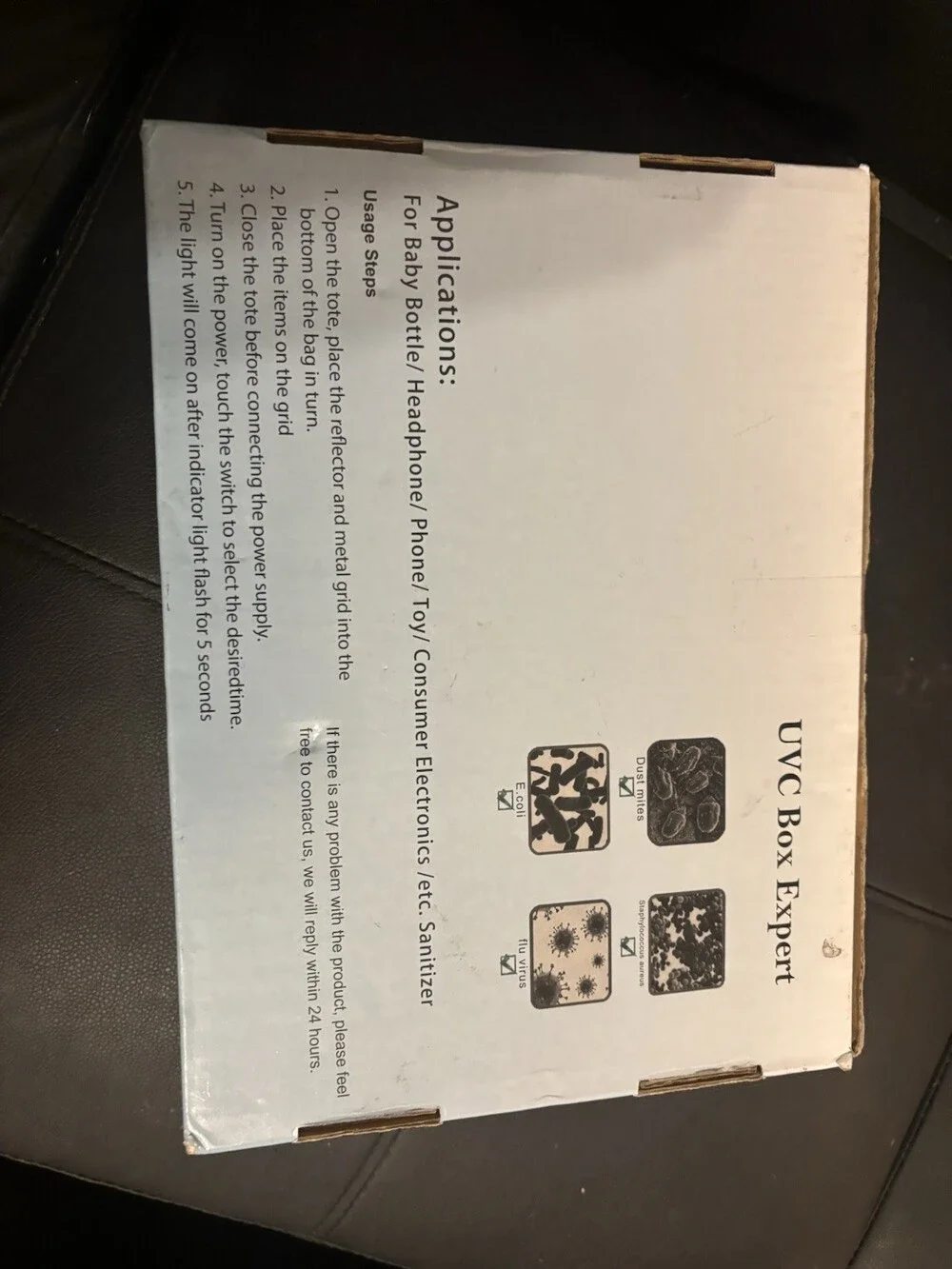 Sterilizer Portable Sterile Tote with USB Input CTUV-T2 New 4W UVC Light